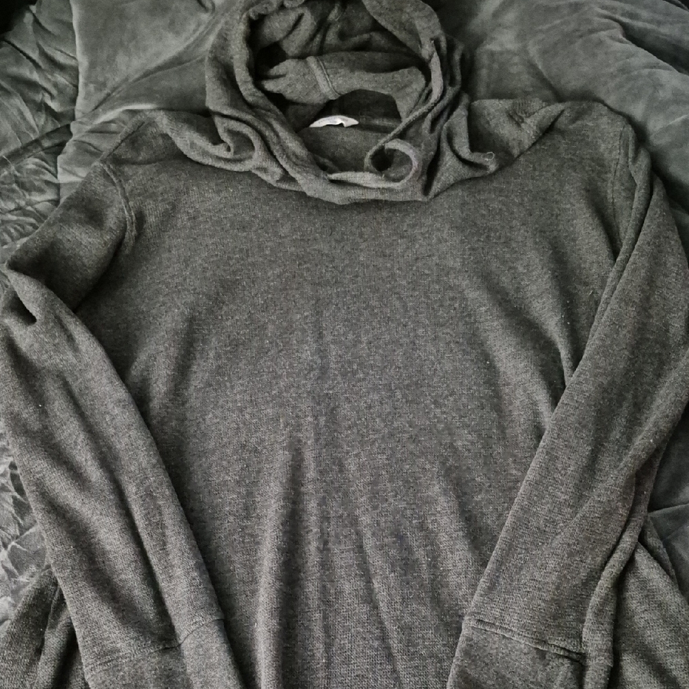 Gray Hooded Sweater